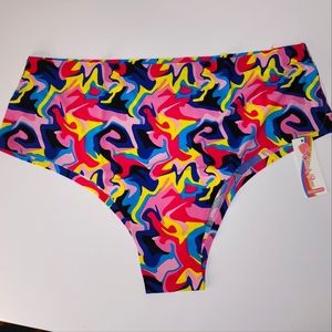 Cheek Boss Colorful Cheeky NWT Size XXL